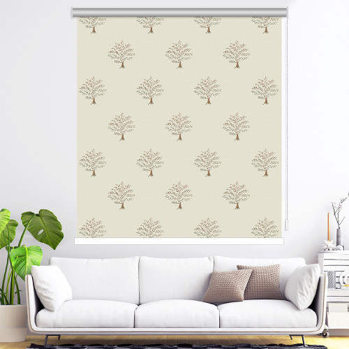 ستائر رول عازل للضواء والحرارة جاكار بنقوش ورد