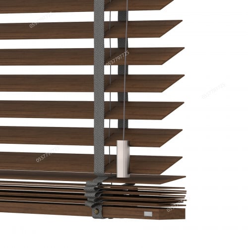 ستارة شرائح خشب صناعي كوري متينة