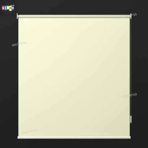 ستائر رول عازل للضواء والحرارة أبيض