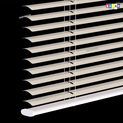 ستارة شرائح معدنية لون كرييم