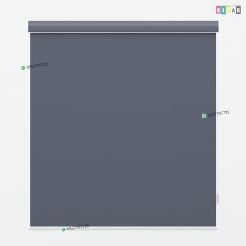 ستائر رول عازل للضواء والحرارة رصاصي