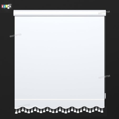 ستارة رول عازل 100% لون أبيض ناصع