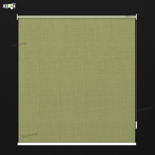 ستائر رول عازل للضواء والحرارة جاكار زيتوني