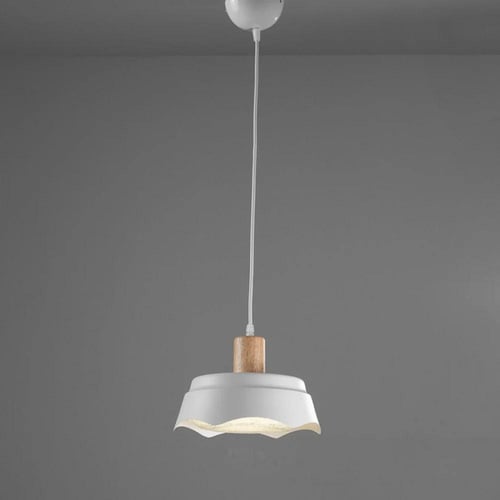 إنارة معلقة بيضاء دائرية