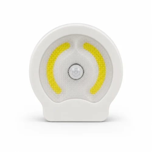Round LED wall lamp with motion sensor and AUTO/OF...