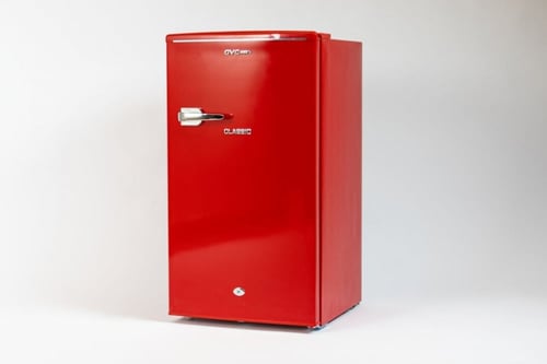 ثلاجة كلاسيك تصميم عصري، احمر