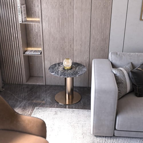 أبجورة طاولة LED بطارية دائرية