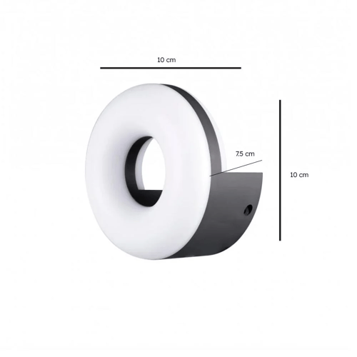 ابليك سور دائري صغير LED