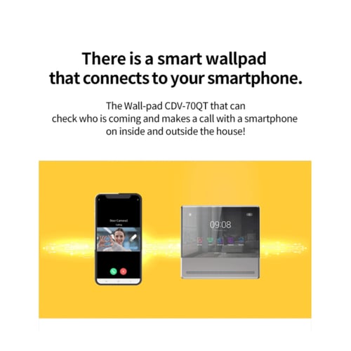 شاشة إنتركم سمارت يمكن ربطها بالجوال 7 بوصة, CDV-7...