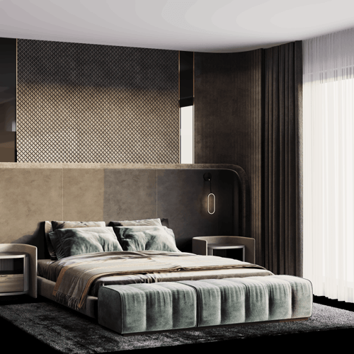 إنارة جدارية معلقة لون اسود بطارية