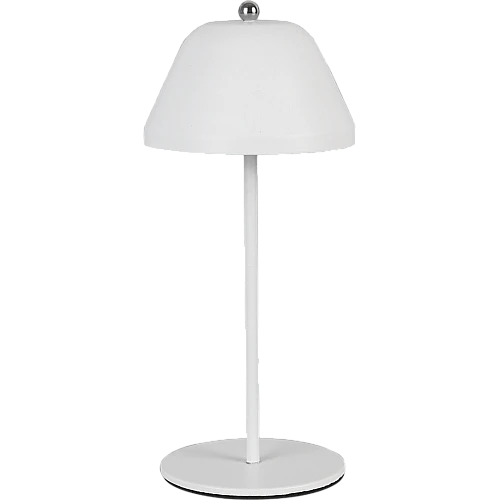 مصباح طاولة مودرن ابيض تعمل بالبطارية لون الانارة...