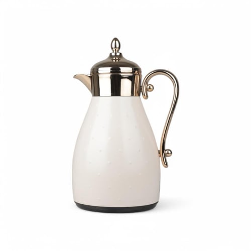 ترمس الأندلس، لون ذهبي وبيج مطفي، سعة 0.7 لتر