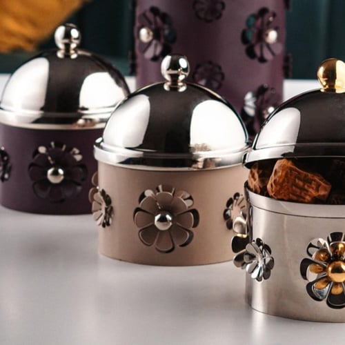 تمرية الياس من سوليتير، لون بيج وفضي، القطر 10 سم