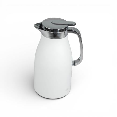 ترمس سوليتير كروان ضغاط , أبيض 1 لتر