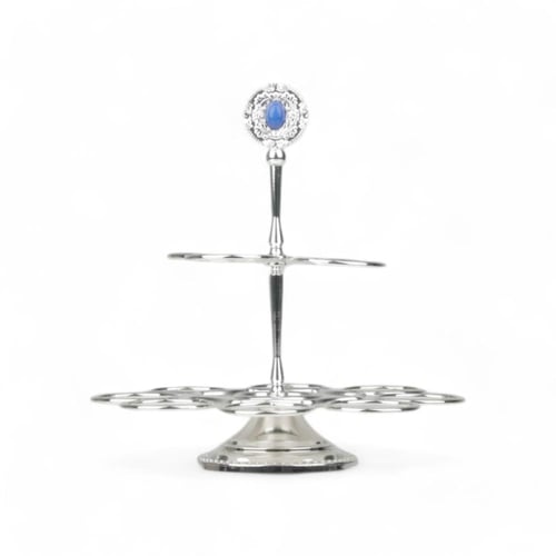 شيال فناجين كوين 12 حبة من سولتير، اللون فضي & أزر...