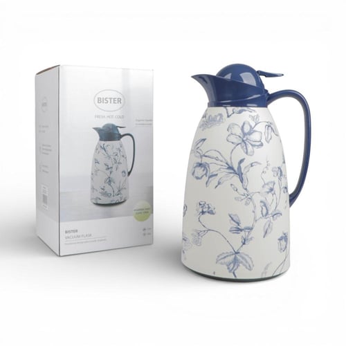 ترمس فلاورز ، أزرق 1 لتر