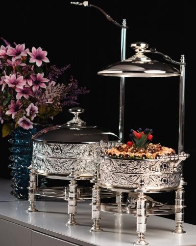 سخان طعام ليون من سوليتير، لون فضي، سعة 6 لتر