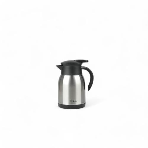 ترمس بستر ستيل بغطاء أسود، سعة 0.75 لتر