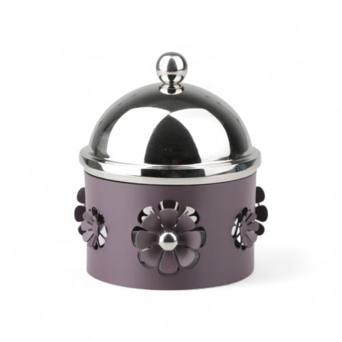 تمرية الياس من سوليتير، لون بنفسجي وفضي، القطر 10...