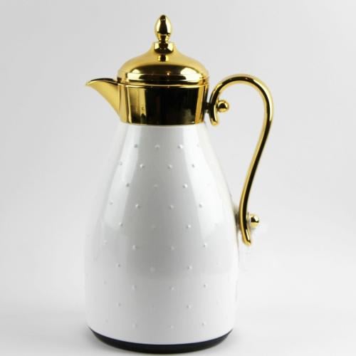 ترمس الأندلس، لون أبيض وذهبي، سعة 0.7 لتر