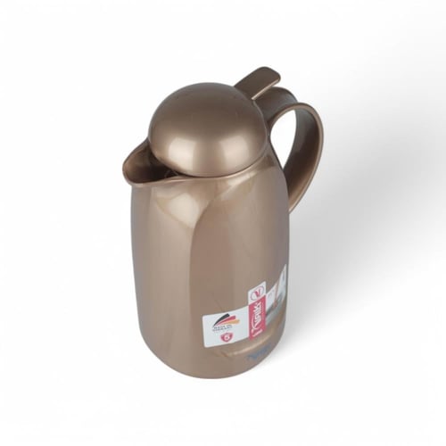 ترمس VALK ألماني ضغاط، اللون ذهبي، السعة 1 لتر