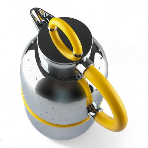 ترمس مارينا، لون فضي وأصفر، سعة 1 لتر