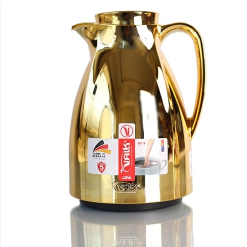 ترمس VALK ألماني، اللون ذهبي، السعة 1 لتر
