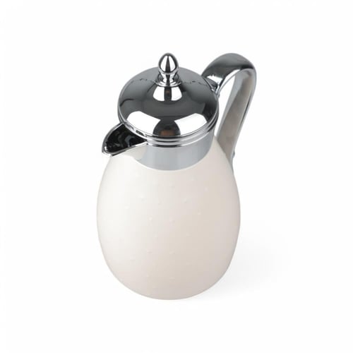 ترمس الأندلس، لون فضي وبيج مطفي، سعة 0.7 لتر