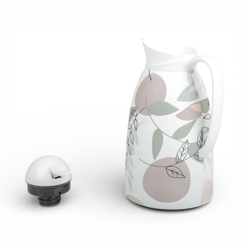 ترمس فلاورز ، أبيض 1 لتر