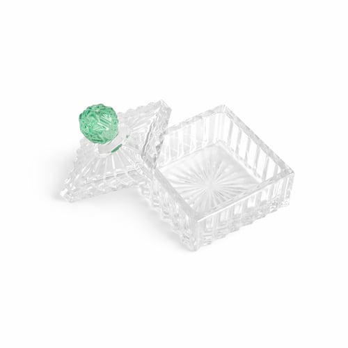 تنسيق لورا مبخرة وعلبة عود ، أخضر