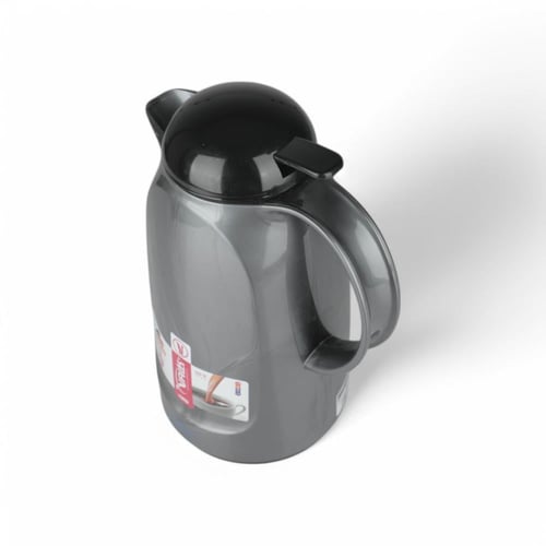 ترمس VALK ألماني ضغاط، اللون رمادي وأسود، السعة 1...