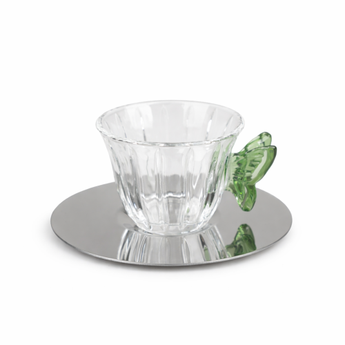 فناجين فراشة لورا ، أخضر