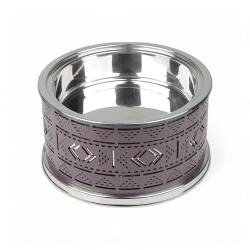 سخان طعام الدرعية هندي، لون بنفسجي وفضي، سعة 5 لتر