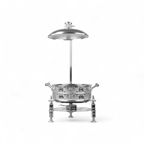 سخان طعام ليون من سوليتير، لون فضي، سعة 6 لتر