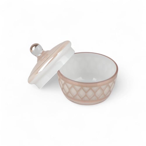 سكرية شبك بيج وذهبي