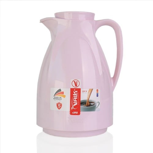 ترمس VALK ألماني، لون وردي، سعة 1 لتر