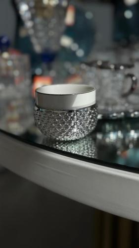 طقم تقديم ،فضي 3 حبات