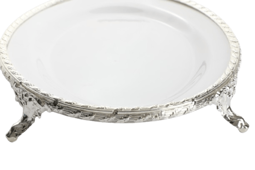 صحن تقديم فاخر بيضاوي ، من سوليتير 37x26حجم صغير م...