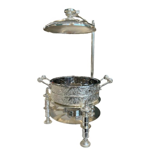 سخان طعام ليون من سوليتير، لون فضي، سعة 8 لتر