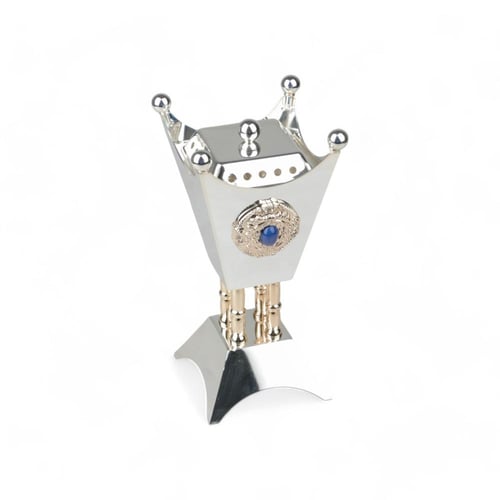 مبخرة كوين من سولتير، اللون فضي وذهبي وأزرق, الإرت...