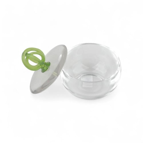 تمرية سنيك أكريليك من سوليتير، لون شفاف وأخضر، الق...