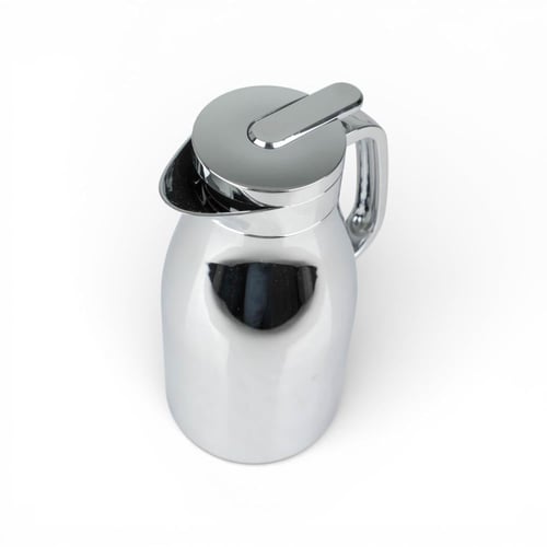 ترمس سوليتير كروان ضغاط , فضي 1 لتر