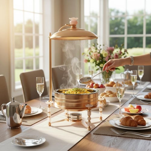 سخان طعام فلورز ذهبي مطفي 5 لتر