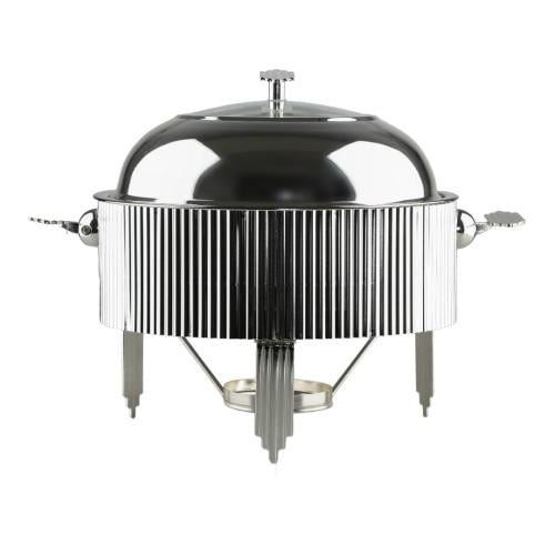 سخان طعام فضي , 6.5 لتر