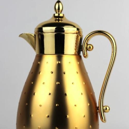 ترمس الأندلس، لون ذهبي مطفي، سعة 0.7 لتر