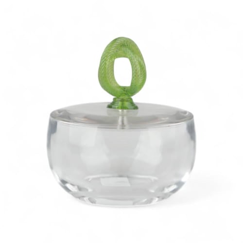 تمرية سنيك أكريليك من سوليتير، لون شفاف وأخضر، الق...