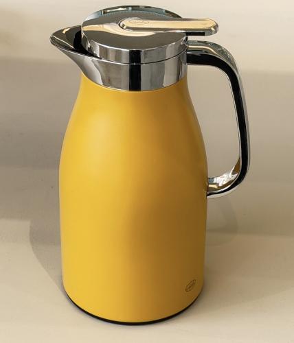 ترمس سوليتير كروان ضغاط , أصفر 1 لتر