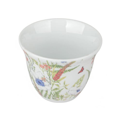 طقم فناجين قهوة اللون أبيض، عدد القطع 6 فناجين