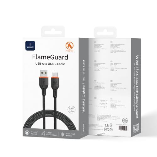 كابل حماية من اللهب USB-A إلى USB-C Wi-C096