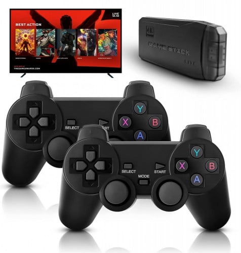 جهاز تشغيل ألعاب فيديو رقمية 4K مدمج مع وحدات تحكم...